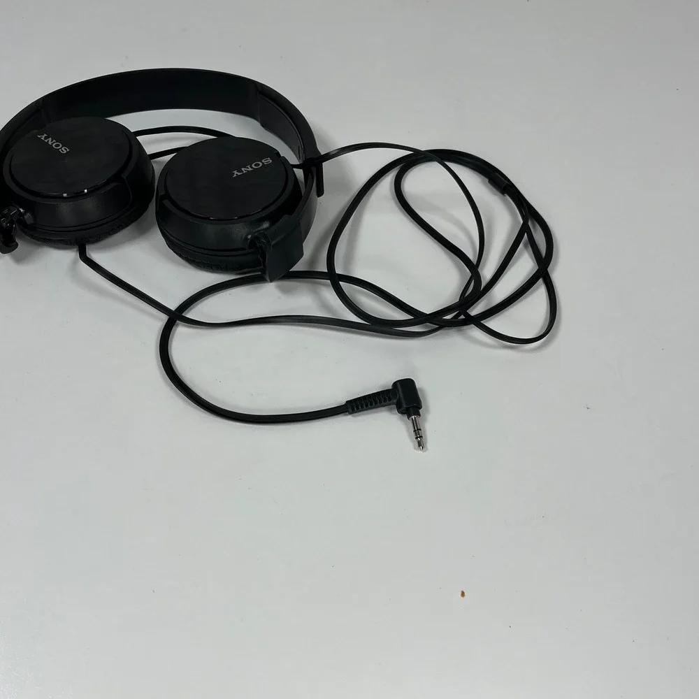 Sony MDR-ZX110 Wired On-Ear Headphones Black Foldable MDRZX110/B‎